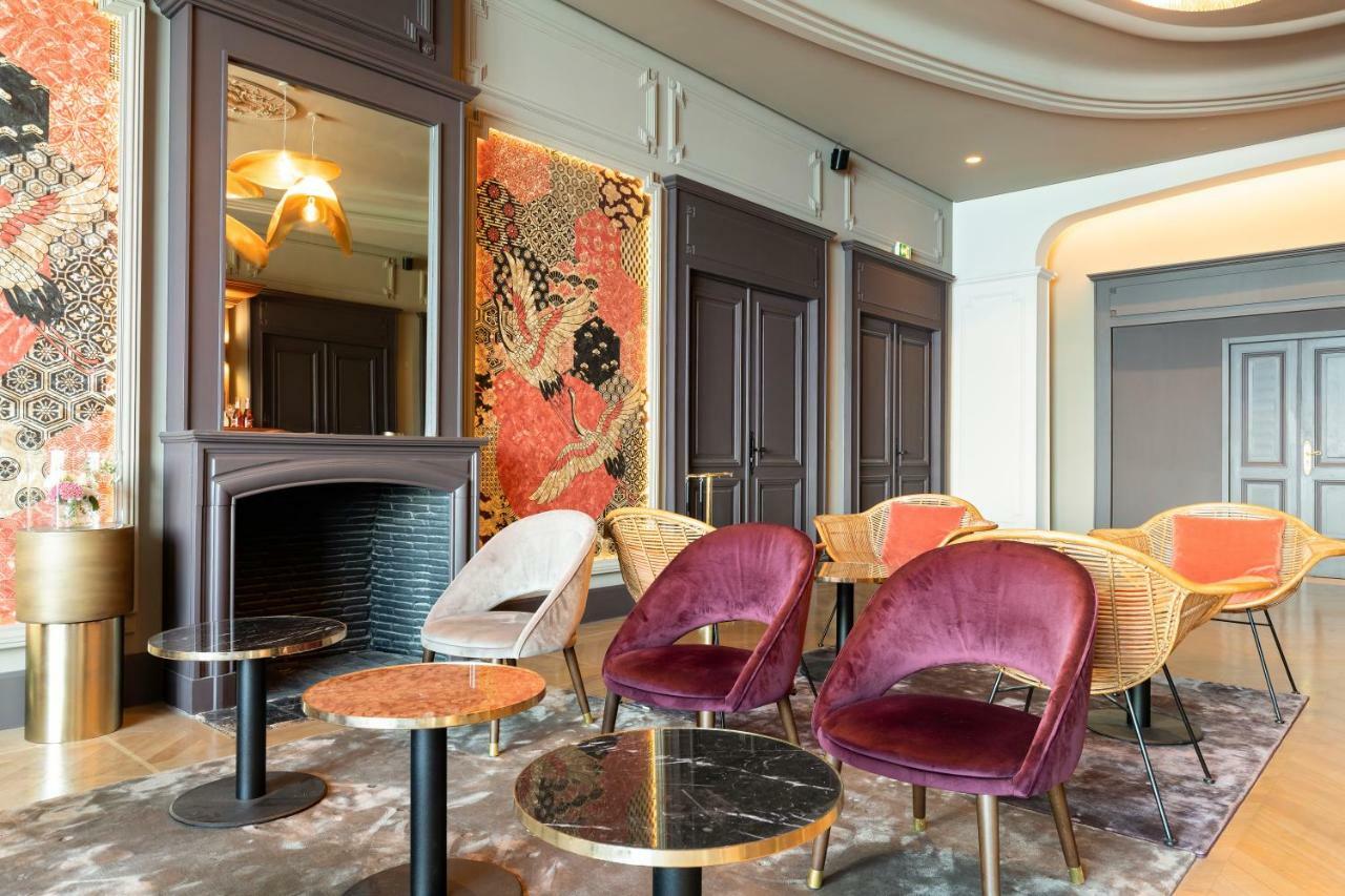 فندق لو بالاس دو مونتو منتون - سانت - برنارد المظهر الخارجي الصورة The interior of the hotel